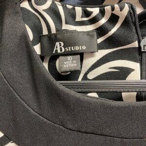 Black and White Dress